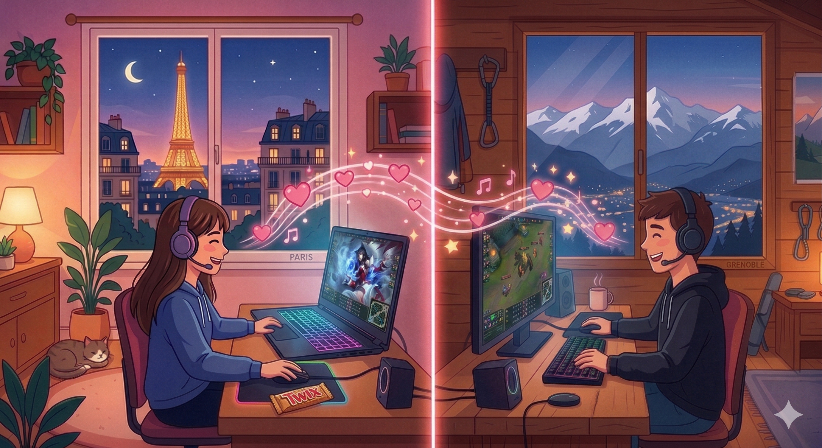 La rencontre en ligne